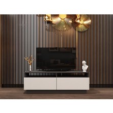 Albero Mobilya Albero Niche Tv Ünitesi 145 cm Antrasit-Beyaz