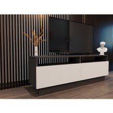Albero Mobilya Albero Niche Tv Ünitesi 145 cm Antrasit-Beyaz