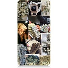 Teknomeg Samsung Galaxy Note 4 Uyumlu Para ve Aşk  Desenli Silikon Kılıf