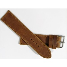 Fado Her Saate Uygun  Dumanlı Taba Renk  Saat  Kordon  24  mm