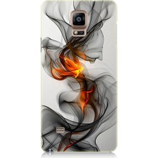 Teknomeg Samsung Galaxy Note 4 Uyumlu Basketbol Potası  Desenli Silikon Kılıf