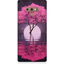 Teknomeg Samsung Galaxy Note 9 Uyumlu Deniz ve Güneş  Desenli Silikon Kılıf