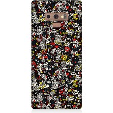 Teknomeg Samsung Galaxy Note 9 Uyumlu Küçük Figürler  Desenli Silikon Kılıf