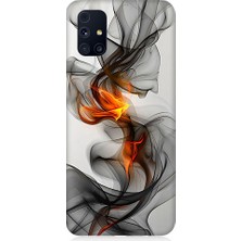 Teknomeg Samsung Galaxy M31S Uyumlu Basketbol Potası Desenli Silikon Kılıf