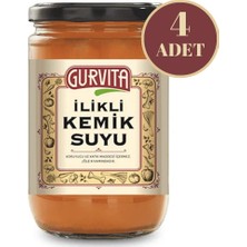 Gurvita İlikli Kemik Suyu Sebzeli 660 ml 4'lü