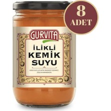 Gurvita İlikli Kemik Suyu Sebzeli 660 ml 8'li