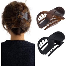 Happy Supermarket Akrilik Saç Klipleri Kalın Saç Düz Saç Klipleri Muz Saç Klipleri Kadınlar ve Kızlar Için Şekillendirici Saç Aksesuarları (2 Paket) (Yurt Dışından)