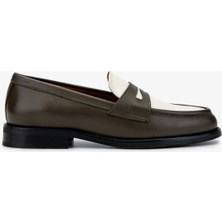 Valmenti Kadın Bej Loafer Ayakkabı 1058 01 Bn Ayk SK24-25 Hakı/bej
