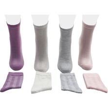 Kardeşler Çorap Çocuk Renkli Soket Çorap 4'lü Paket