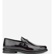 Valmenti Erkek  Deri Bordo Loafer Ayakkabı 183 29751 Erk Ayk Y24 Bordo Acma