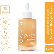 Organixlab Radiate Brightens C Vitaminli Aydınlatıcı Serum I Cilt Tonu Eşitleyici | Tüm Cilt Tipleri 50 ml