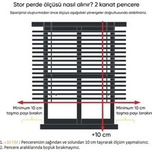 İREMKARAHOME Mat Beyaz Stor Perde