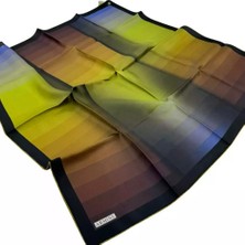 Armine Nostalji Şerit Desenli Tivil İpek Eşarp 8904 - 36