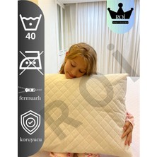 Roi Tekstil 12 Adet Sıvı Geçirmez Yastık Alezi 50 x 70 cm.