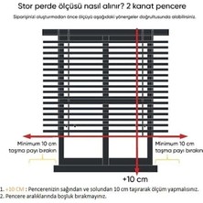 İREMKARAHOME Mat Beyaz Lazer Kesimli Stor Perde - Model 20