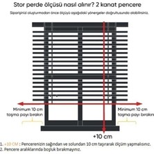 İREMKARAHOME Çift Mekanizmalı Tül ve Stor Perde - Model 8