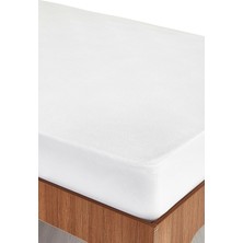 Roi Tekstil Sıvı Geçirmez Fitted Yatak Alezi Beyaz 160 x 200 cm
