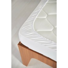 Roi Tekstil Sıvı Geçirmez Fitted Yatak Alezi Beyaz 160 x 200 cm