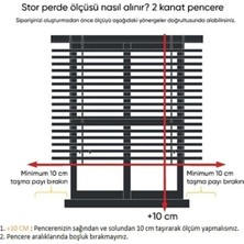 İREMKARAHOME Blackout Karartma Işık Geçirmeyen Stor Perde Siyah