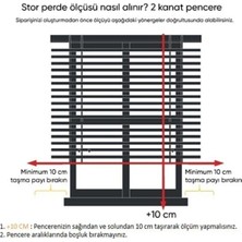 İREMKARAHOME Mat Gri Stor Perde