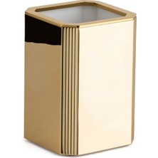 Diş Fırçalığı Gold Renk 102X70X70 Mm
