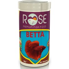 Lotus Betta Granulat 100 ml Rose 100 ml Beta Balığı Yemi Multivitamin 30 cc