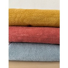 Sevim Indigo Mavi Çizgili El/yüz Havlusu - Ipliği Boyalı & Yüksek Su Emici - %100 Pamuk - 45X90 cm