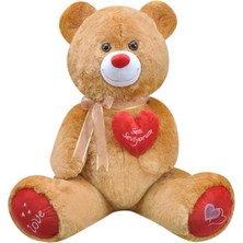 Nessi World 1045K Tıkıl Ayı Kahverengi 65 cm- Selay Oyuncak