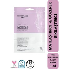 Byphasse Matlaştırıcı ve Gözenek Sıkılaştırıcı Skin Booster Kağıt Yüz Maskesi 1 Adet