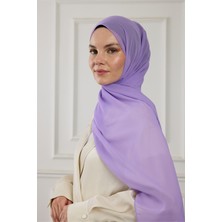 PURE SCARFS Şifon Leylak Şal