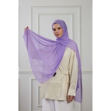 PURE SCARFS Şifon Leylak Şal