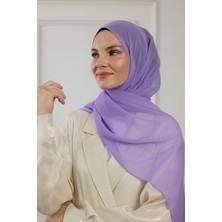 PURE SCARFS Şifon Leylak Şal