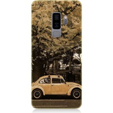 Teknomeg Samsung Galaxy S9 Plus Uyumlu Klasik Vosvos  Desenli Silikon Kılıf