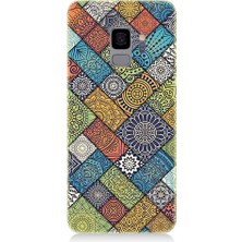 Teknomeg Samsung Galaxy S9 Uyumlu Renkli Desen  Desenli Silikon Kılıf