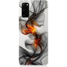 Teknomeg Samsung Galaxy S20 Plus Uyumlu Basketbol Potası  Desenli Silikon Kılıf