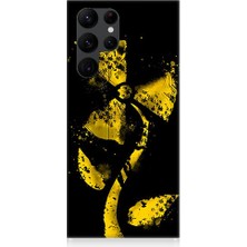 Teknomeg Samsung Galaxy S22 Ultra Uyumlu Rüzgar Gülü  Desenli Silikon Kılıf