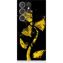 Teknomeg Samsung Galaxy S23 Ultra Uyumlu Rüzgar Gülü  Desenli Silikon Kılıf