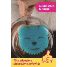 Technow Softtex Scrubber Sponge Bulaşık Süngeri Çift Taraflı Çizmez Uzun Kullanım Ömürlü