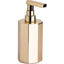 System Banyo Aksesuarları Tezgah Üstü Sıvı Sabunluk Gold 183x70x87 mm
