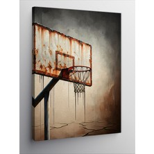 Tablomega Kanvas Tablo Paslı Basket Potası