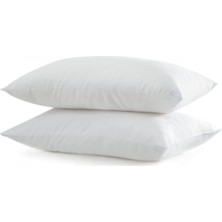 2 Adet 800 Gram Boncuk Silikon Dolgulu 50X70 Konforlu çeyizlik Yüksek Yastık