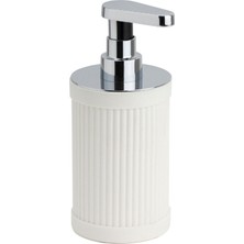 Sıvı Sabunluk Beyaz/Krom Renk 187X80X91 Mm