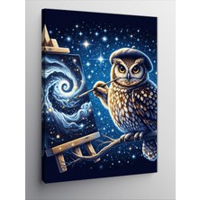 Tablomega Kanvas Tablo Astral Baykuş
