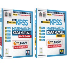 Karakutu Yayınları 2025 KPSS Matematiğin Kara Kutusu 1. ve 2. Cilt ÖSYM Çıkmış Soru Bankası 2’li Set