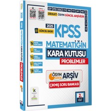 Karakutu Yayınları 2025 KPSS Matematiğin Kara Kutusu 1. ve 2. Cilt ÖSYM Çıkmış Soru Bankası 2’li Set