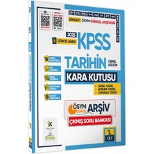 Karakutu Yayınları 2025 KPSS Tarihin Kara Kutusu Modüler Set 3’lü ÖSYM Çıkmış Soru Bankası