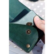 Bards Atelier Hakiki Deri - El Yapımı - Clutch Çanta