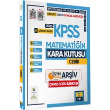 Karakutu Yayınları 2025 KPSS Kara Kutu Matematik 1.- 2. Cilt ve Geometri Çıkmış Soru Bankası 