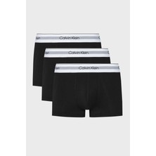 Calvin Klein Logolu Düşük Bel 3 Pack Boxer 000NB3956AUB1 Erkek Boxer 000NB3956A Ub1