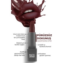 420 Wine Mat Ruj - Kuruma Yapmayan Pürüzsüz Dokunuş ve Kadifemsi Etki - Matte Lipstick